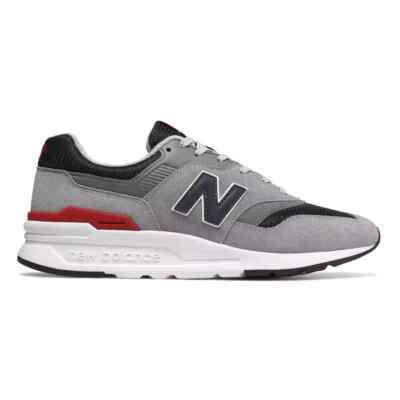 New Balance Herren Grau Mehrfarbig Leder Sneaker Turnschuhe Sportschuhe CM997HCJ