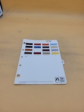1984 FORD TRUCK EXTERIOR PAINT CHIPS COLOR SWATCHES INFORMATION GUIDE SHEET 