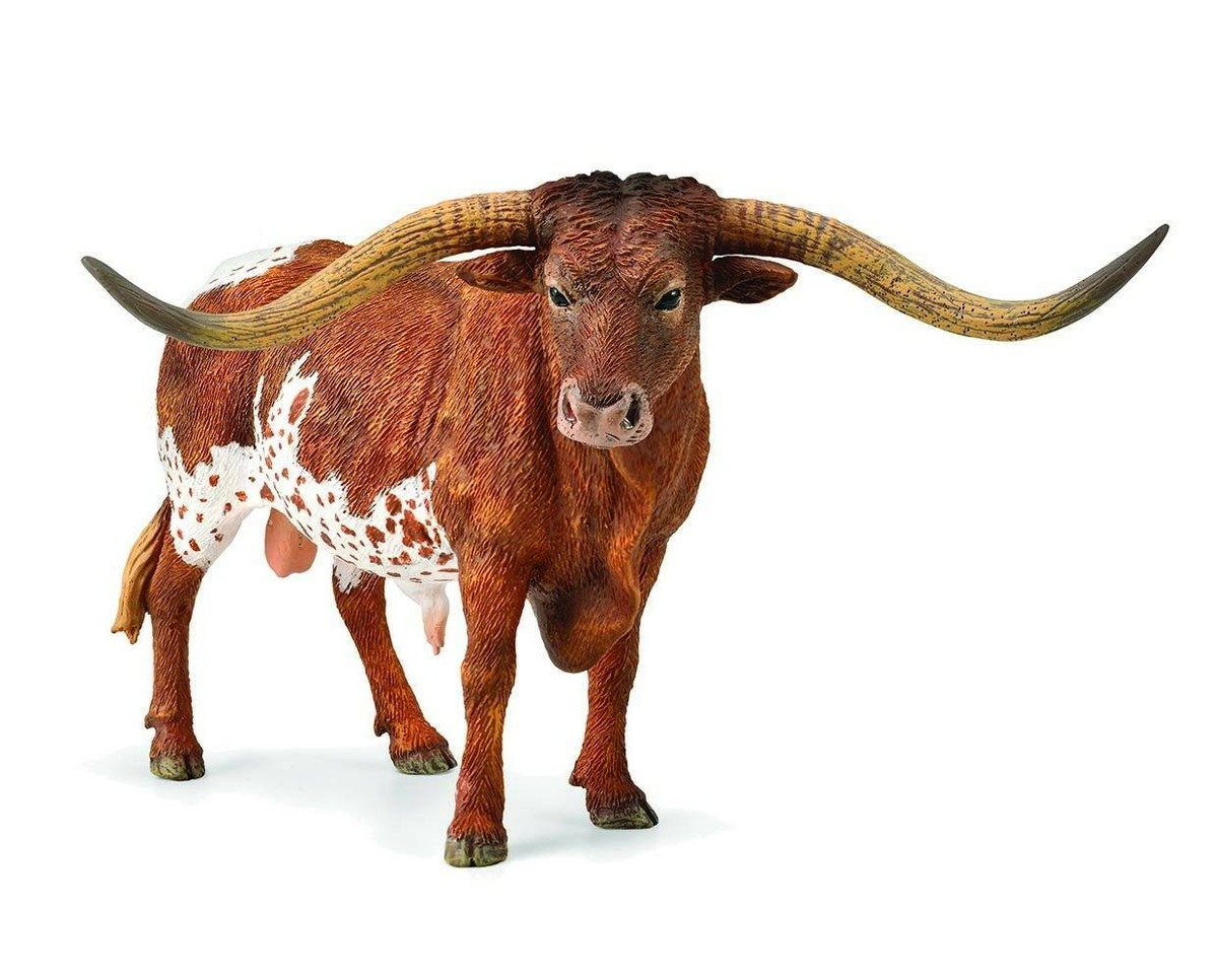 CollectA NIP * Texas Longhorn Bull * 88925 Breyer Cow Model