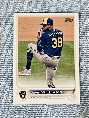 2022 Topps Series 1 Devin Williams #26 Milwaukee Brewers