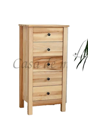 Dielen-kommode Kernbuche massiv geölt Schubladen-schrank Telefonschrank Anrichte - Bild 1 von 4
