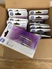 (Case Of 24) 10 Watt Flame Tip Chandelier Light Bulbs, Candelabra Base, 120V