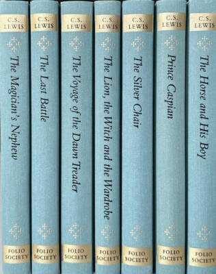 Folio Society C.S. Lewis The Chronicles of Narnia 7 Volume Set