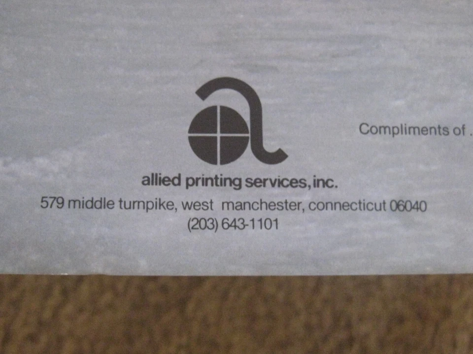 Wayne Gretzky 1979 first year NHL hockey poster vs. Hartford Whalers 11" x 24" - Image 3 of 4