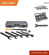 Professional Automotive Fan Clutch Kit - 5 Wrenches & Patented Pulley Holder