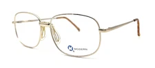NEW MODERN OPTICAL KEITH GOLD MEN AUTHENTIC EYEGLASSES FRAMES 58-16-150