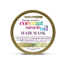 OGX Extra Strength Damage Remedy  Coconut Miracle Oil Hair Mask, Extra Hydrati
