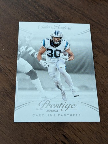 2024 Panini-Prestige Chuba Hubbard Carolina Panthers card# 40