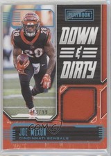 2020 Panini Playbook Down and Dirty Relics Platinum 43/99 Joe Mixon #DD-JM 0nr3