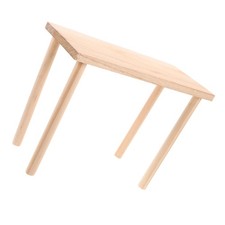 Wooden Hamster Platform: Cage Rest Stand - Perch Chew Toy - Small Animal Play