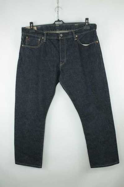Men Ralph Lauren Jeans Navy Cotton 36-38