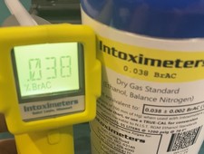Calibrated Intoximeters Alco Sensor FST Case Extras LEO Breathalyzer