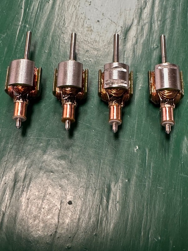 AFX,AURORA,TOMY,TYCO HO SLOT CAR: AFX/TOMY SUPER G ARMATURES(4), 2.0 OHM