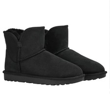 Kirkland Signature Ladies, Shearling Scalloped Boot, Black