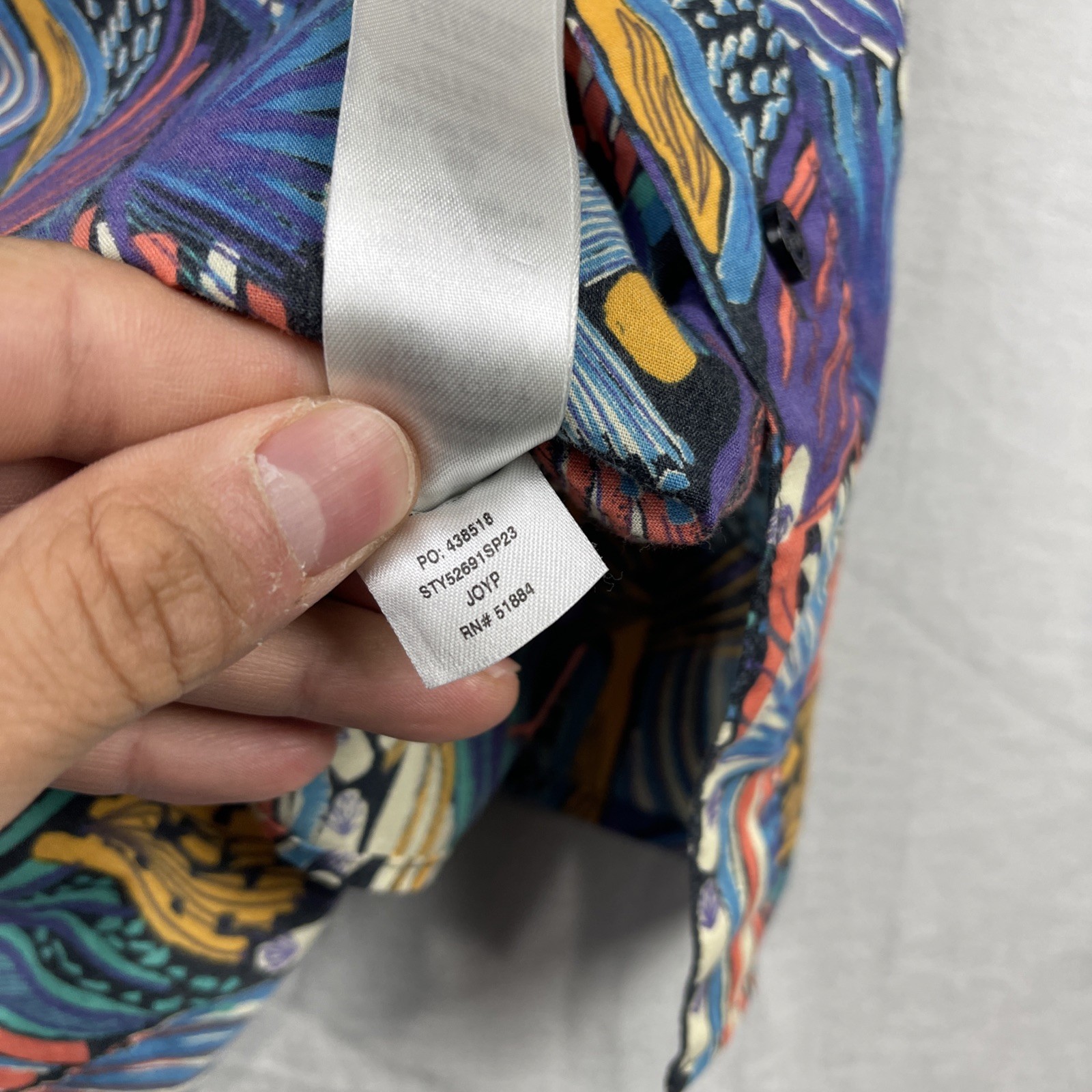 Patagonia Shirt Mens Medium Floral Button Up Short Sleeve Hawaiian Colorful thumbnail 11