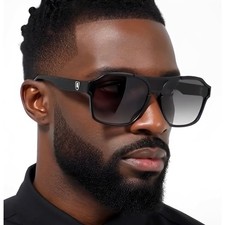 Shield Sunglasses Men's Fashion Shield Style Sunglasses UV400 Protection Shades