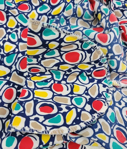 Vintage Classic Collection Multicolored Print Short Sleeved Blouse Size 16 - Picture 17 of 19