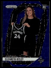 2024 Panini Prizm WNBA #140 Elizabeth Kitley Blue Velocity Prizms