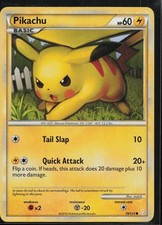 Pikachu 78/123 Common HeartGold & SoulSilver Pokemon Lightly Played on eBay