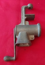 Vtg Salesman Sample Metal Meat Grinder - Great Lakes Die Casting - Functional