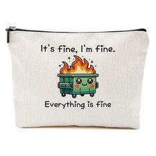 Funny Office Gifts Makeup Bag, Employee Appreciation Gifts Cosmetic Bags, Ins...