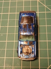 🔥Hot Wheels REDLINE Mustang Boss Hoss 1969 Blue Grey Int. Made In Hong Kong🔥