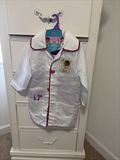 Doc Mcstuffins Dress Up Costume - Disney Jr Size 4-6X Doctor BRAND NEW