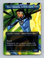 Mister Fantastic, Reed Richards [Borderless Foil] #320 Prices