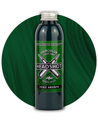 Headshot Haartönung vegane Haarfarbe Toxic Absinth (150 ml)