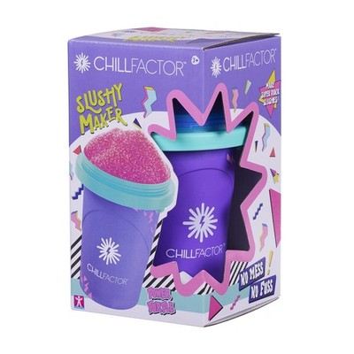 Chill Factor Colour Shock slushy maker Power Purple - Reusable slushy maker cup,