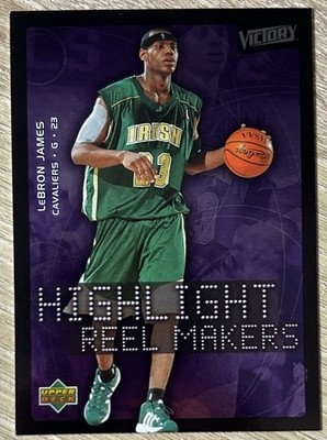 2003-04 Upper Deck Victory Highlight Reel Makers LeBron James Rookie #222