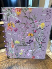 Happy Planner Undated "Let Yourself Grow" Notebook Planner 7 X 9.25" Brand New.