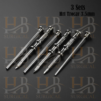 HRT Trocar 3.5mm Hormone Replacement Pellet Insertion Trocars kits 3 Sets