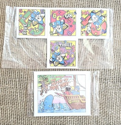 2 1990s Capn Captain Crunch Magic Cartoon Booklet & Crazy Dice