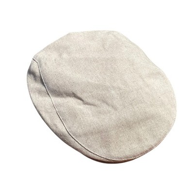 B.D.P. Extra Quality Beige Vintage Schiffermütze aus Leinen & Baumwolle, Größe M