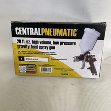 Central Pneumatic 20 Oz High Volume Low Pressure Gravity Feed Spray Gun Purple