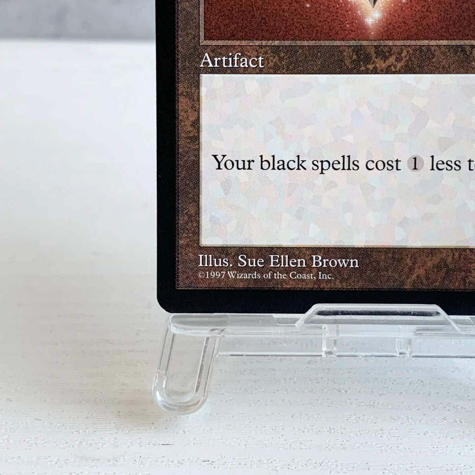 MTG Jet Medallion Tempest Rare Artifact Old Frame Black Spell Cost Reduction - Image 4 of 4