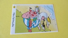 sticker Astérix Jeux olympiques La vache qui rit 1991 pentathlon 5 cm / 7,5 cm