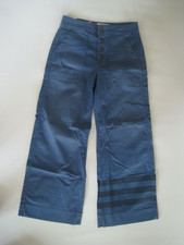 Pants Women Sundry Made W/ Cove Light Blue Button Fly Wide Leg Size 26 NWOT