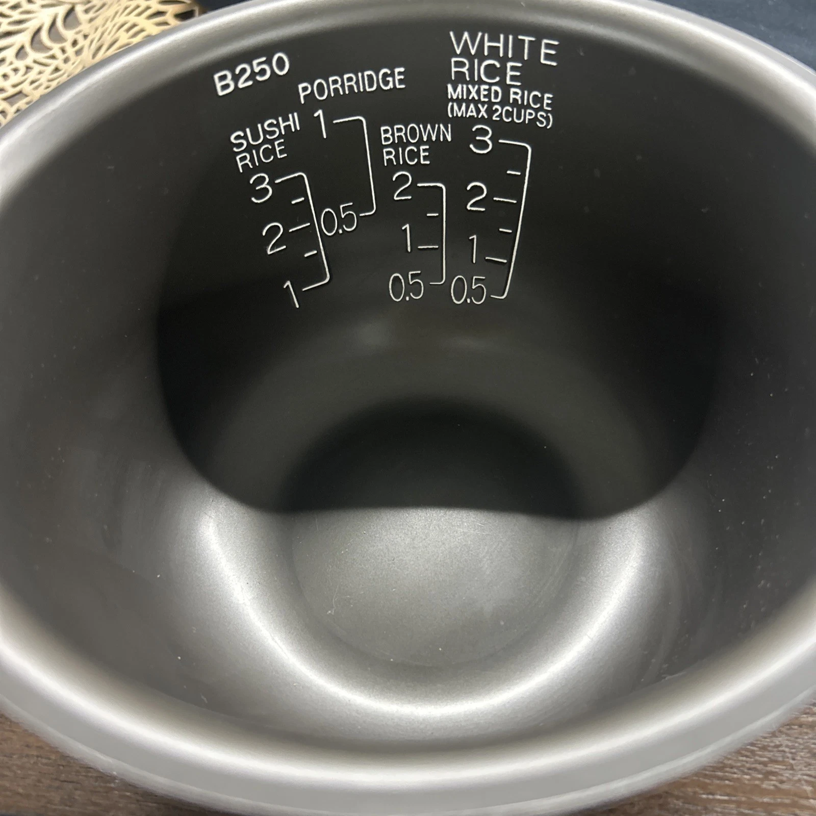 Zojirushi 3 Cup Inner Pot Rice Cooker Original Replacement NS-LAC05 B250 Small