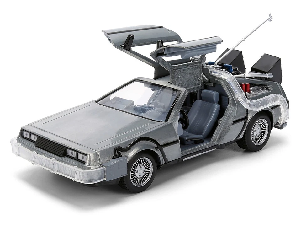 Jada 1:24 Back To The Future 40th Anniversary Time Machine with Truck Packaging - Image 2 of 4