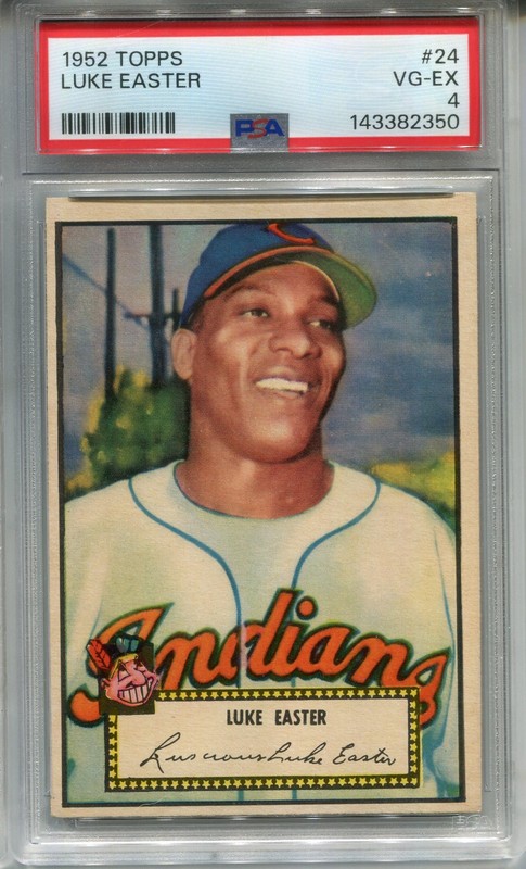 1952 Topps #24 Luke Easter PSA 4 VG-EX Cleveland Indians