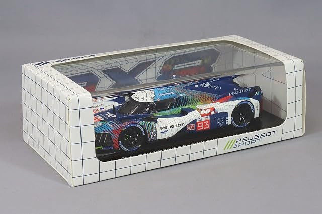 Spark 1/43 Peugeot 9X8 Total Energies 2023 Le Mans 24H 8th