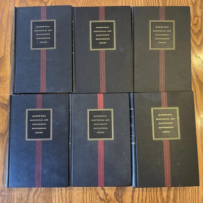McGraw-Hill Electrical And Engineering Series Lot of 6 HC Books