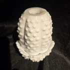 Fenton Vtg Fairy Lamp Light White Hobnail Milk Glass 4.5"
