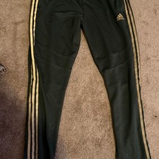 Adidas black green track