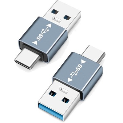 USB 3.1 Stecker auf USBC Stecker Adapter 2er Pack, USB-A auf USB- C Stecker, ...