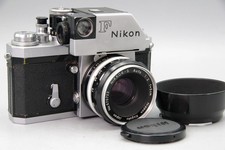 Nikon F Photomic 35mm SLR with Nikkor‑S 5cm f2 Lens and Hood