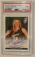 2008 Rittenhouse WNBA Autographs Lauren Jackson (AU) - PSA 9
