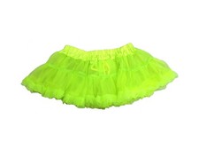 Lime Green Mini Short Petticoat Teen/Petite One Size